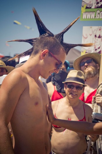 National GoTopless Day Venice Beach LA 2011