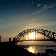 Sydney Harbour Bridge at Sunset