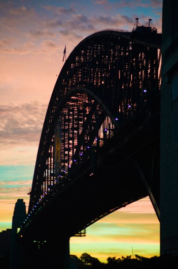 Sydney Harbour Bridge Sunset